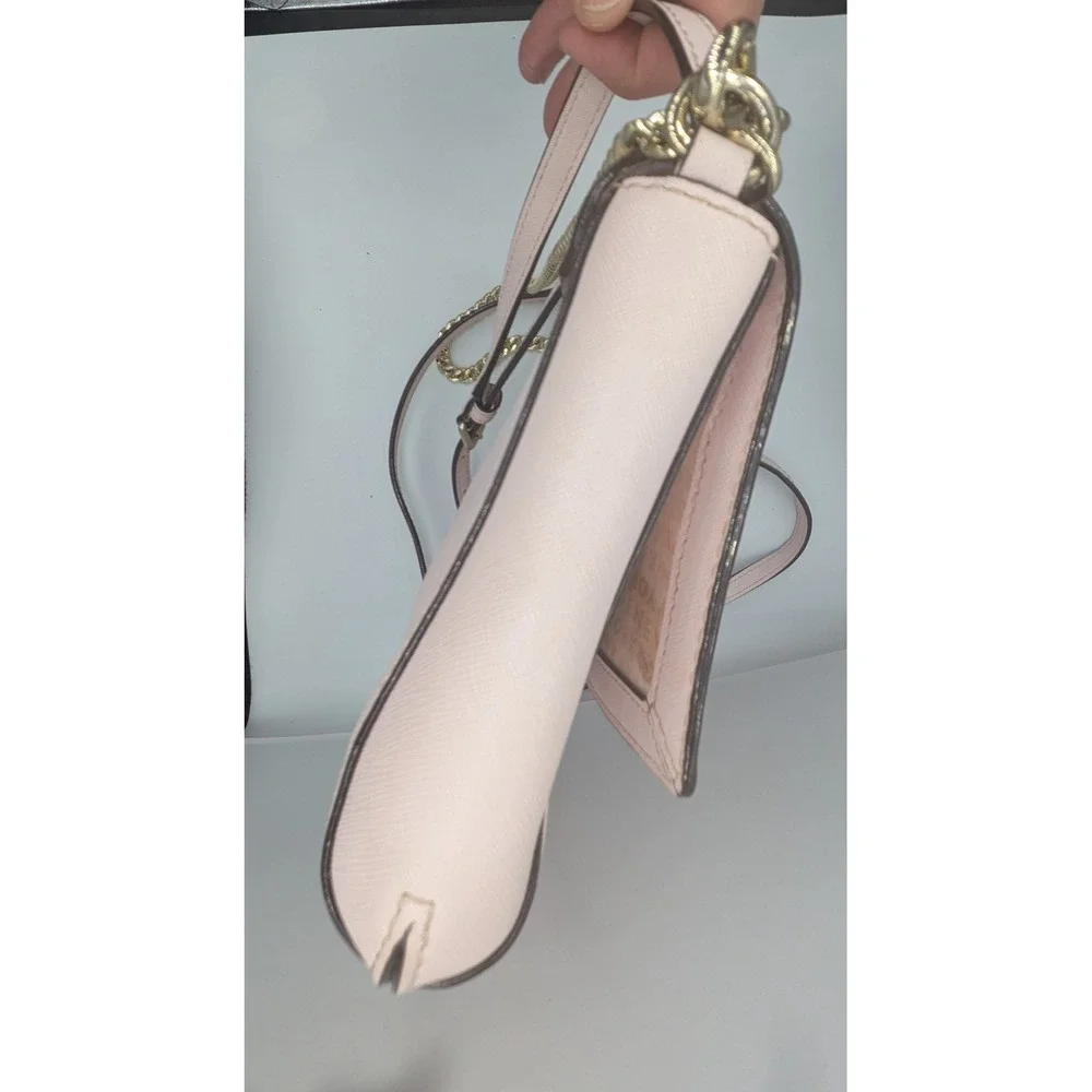 Kate Spade Saffiano Leather Crossbody Bag Mauve Rose Laurel Way Greer